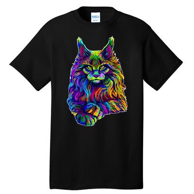 Colorful Lynx Tall T-Shirt