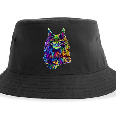 Colorful Lynx Sustainable Bucket Hat