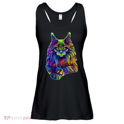 Colorful Lynx Ladies Essential Flowy Tank