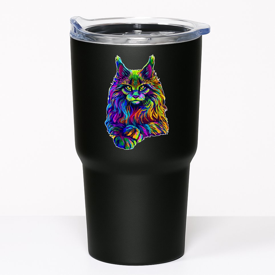 Colorful Lynx Tumbler