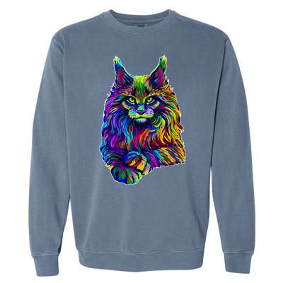 Colorful Lynx Garment-Dyed Sweatshirt