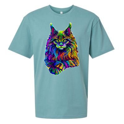 Colorful Lynx Sueded Cloud Jersey T-Shirt