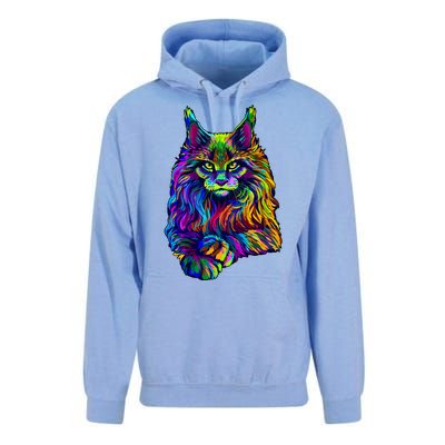 Colorful Lynx Unisex Surf Hoodie