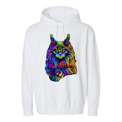 Colorful Lynx Garment-Dyed Fleece Hoodie