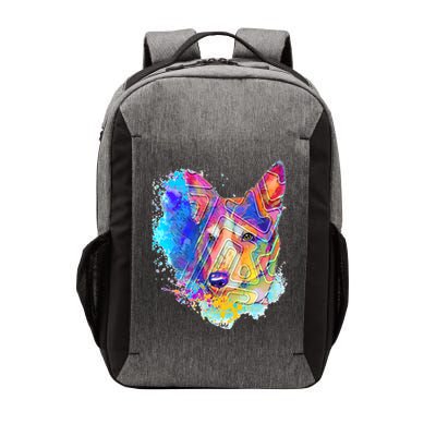 Colorful Mirror Pattern Corgi Dog Vector Backpack