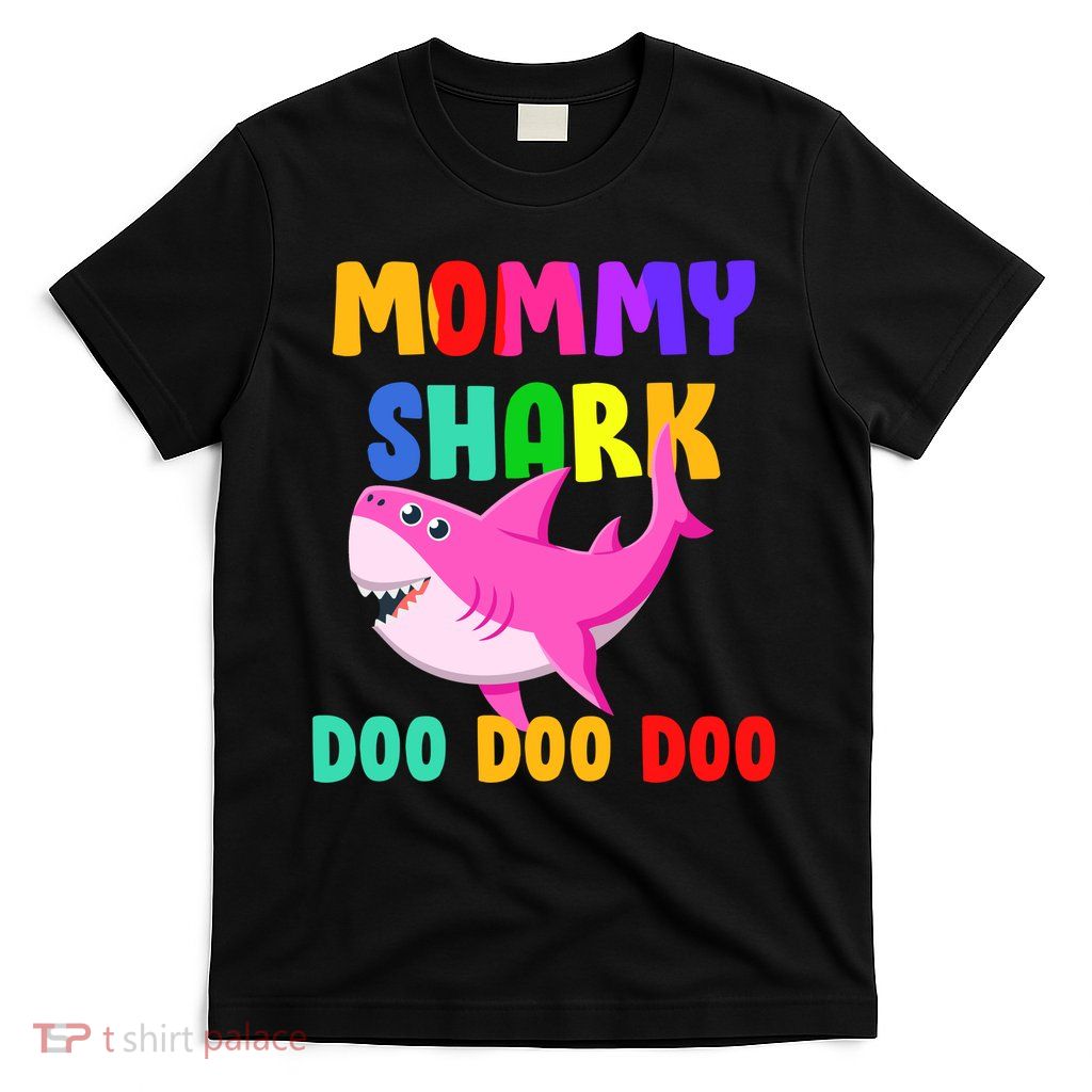 Colorful Mommy Shark Doo Doo Doo T-Shirt