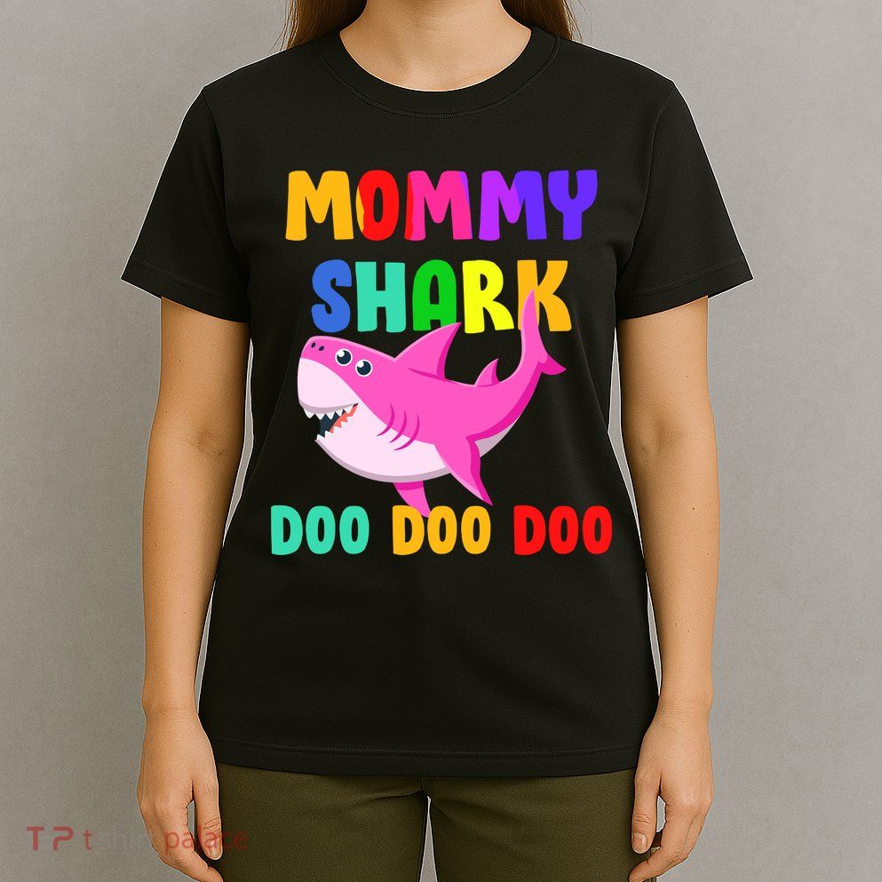 Colorful Mommy Shark Doo Doo Doo T-Shirt