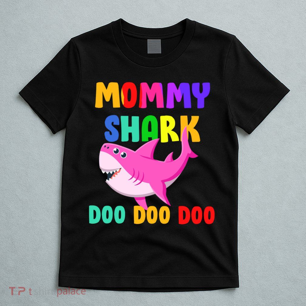 Colorful Mommy Shark Doo Doo Doo T-Shirt