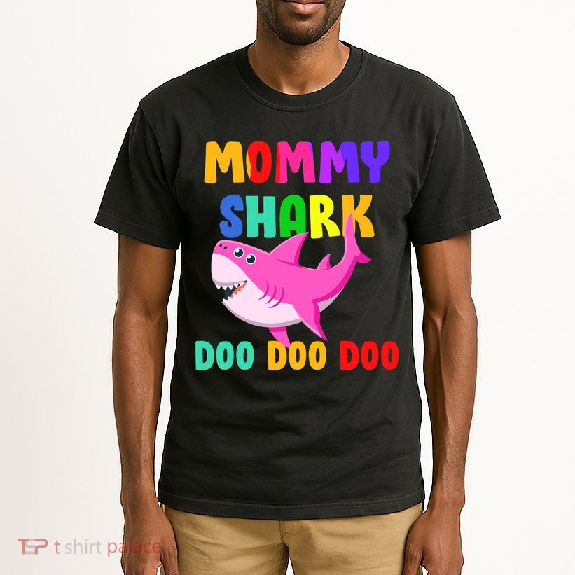Colorful Mommy Shark Doo Doo Doo Tall T-Shirt