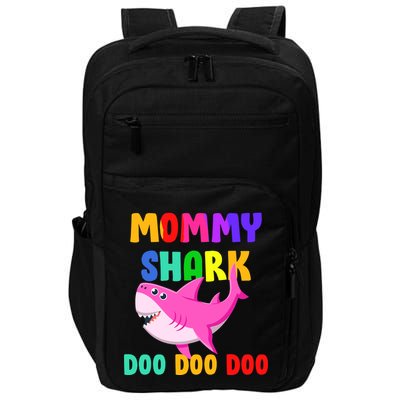 Colorful Mommy Shark Doo Doo Doo Impact Tech Backpack