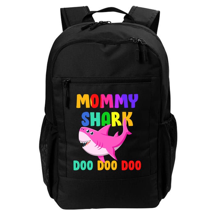 Colorful Mommy Shark Doo Doo Doo Backpack