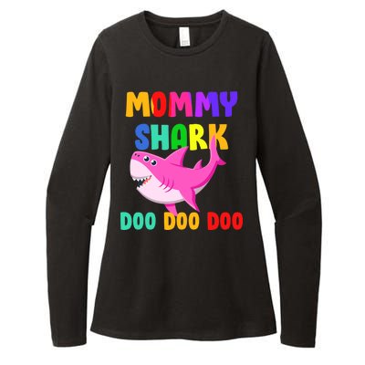 Colorful Mommy Shark Doo Doo Doo Womens CVC Long Sleeve Shirt