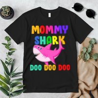 Colorful Mommy Shark Doo Doo Doo Premium T-Shirt