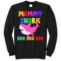 Colorful Mommy Shark Doo Doo Doo Tall Sweatshirt