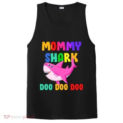 Colorful Mommy Shark Doo Doo Doo PosiCharge Competitor Tank
