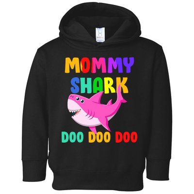 Colorful Mommy Shark Doo Doo Doo Toddler Hoodie
