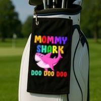 Colorful Mommy Shark Doo Doo Doo Golf Towel