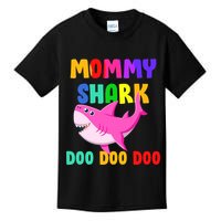 Colorful Mommy Shark Doo Doo Doo Kids T-Shirt