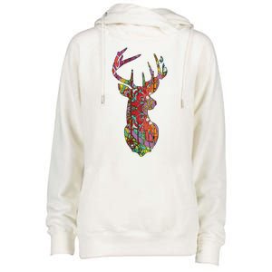 Colorful Moose Womens Funnel Neck Pullover Hood