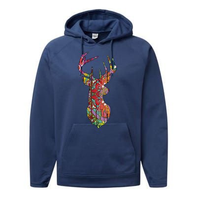 Colorful Moose Performance Fleece Hoodie