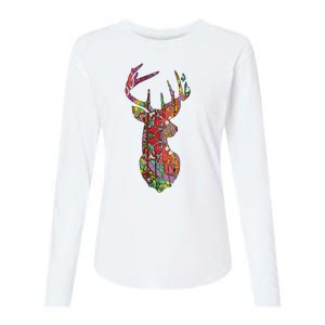 Colorful Moose Womens Cotton Relaxed Long Sleeve T-Shirt