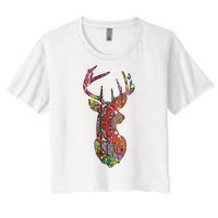 Colorful Moose Women's Crop Top Tee