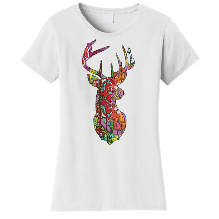 Colorful Moose Women's T-Shirt