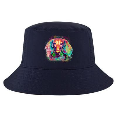 Colorful Pattern Dachshund Dog Cool Comfort Performance Bucket Hat