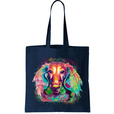 Colorful Pattern Dachshund Dog Bag