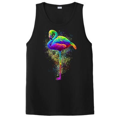 Colorful Pattern Flamingo PosiCharge Competitor Tank