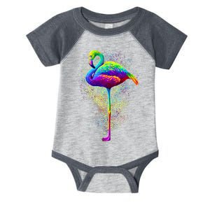 Colorful Pattern Flamingo Infant Baby Jersey Bodysuit