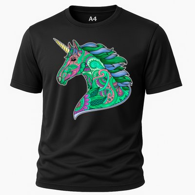 Colorful Pattern Unicorn Performance Shirt