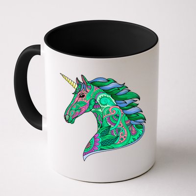 Colorful Pattern Unicorn Mug