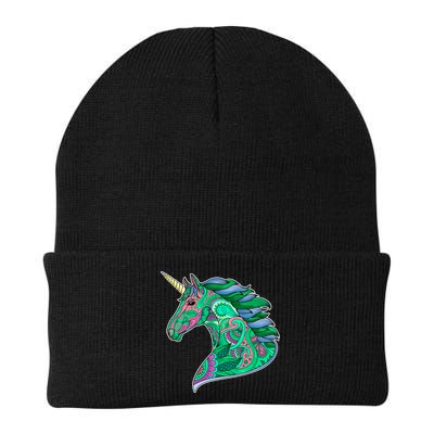 Colorful Pattern Unicorn Beanie