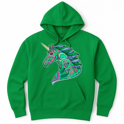Colorful Pattern Unicorn Hoodie