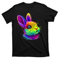 Colorful Rabbit Bunny Art T-Shirt