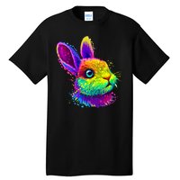 Colorful Rabbit Bunny Art Tall T-Shirt