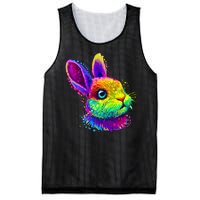 Colorful Rabbit Bunny Art Mesh Reversible Basketball Jersey Tank