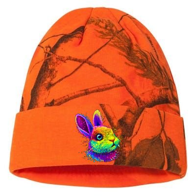 Colorful Rabbit Bunny Art Kati Licensed 12" Camo Beanie