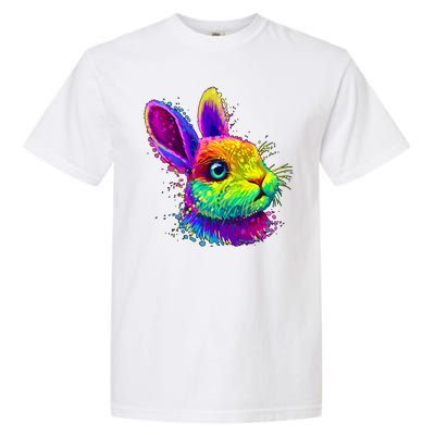 Colorful Rabbit Bunny Art Garment-Dyed Heavyweight T-Shirt