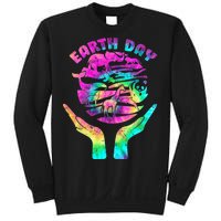 Colorful Retro Earth Day Animals Sweatshirt