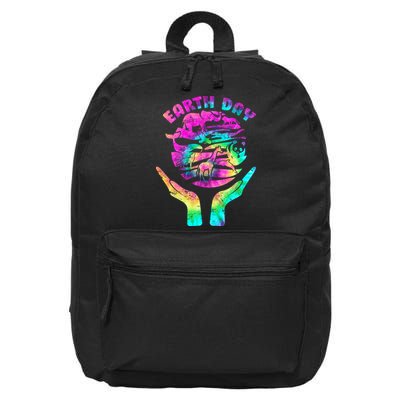 Colorful Retro Earth Day Animals 16 in Basic Backpack