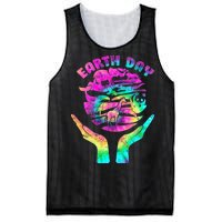 Colorful Retro Earth Day Animals Mesh Reversible Basketball Jersey Tank