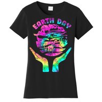 Colorful Retro Earth Day Animals Women's T-Shirt