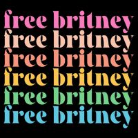 Colorful Retro Free Britney Logo T-Shirt