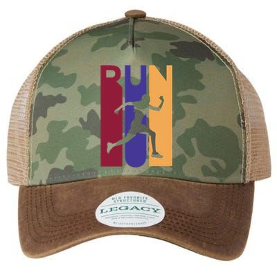 Colorful Run  Legacy Tie Dye Trucker Hat