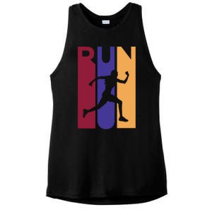 Colorful Run  Ladies PosiCharge Tri-Blend Wicking Tank