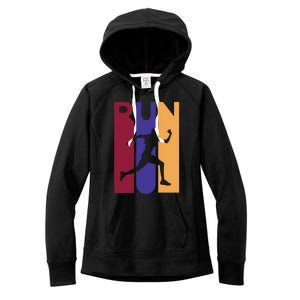 Colorful Run  Women's Fleece Hoodie