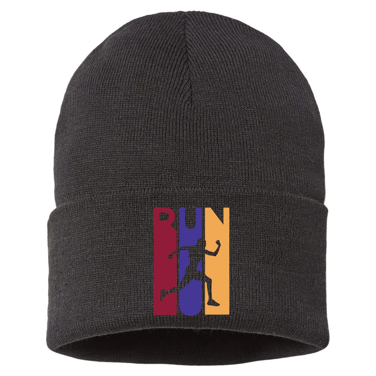 Colorful Run  Sustainable Knit Beanie