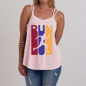 Colorful Run  Women's Strappy Tank